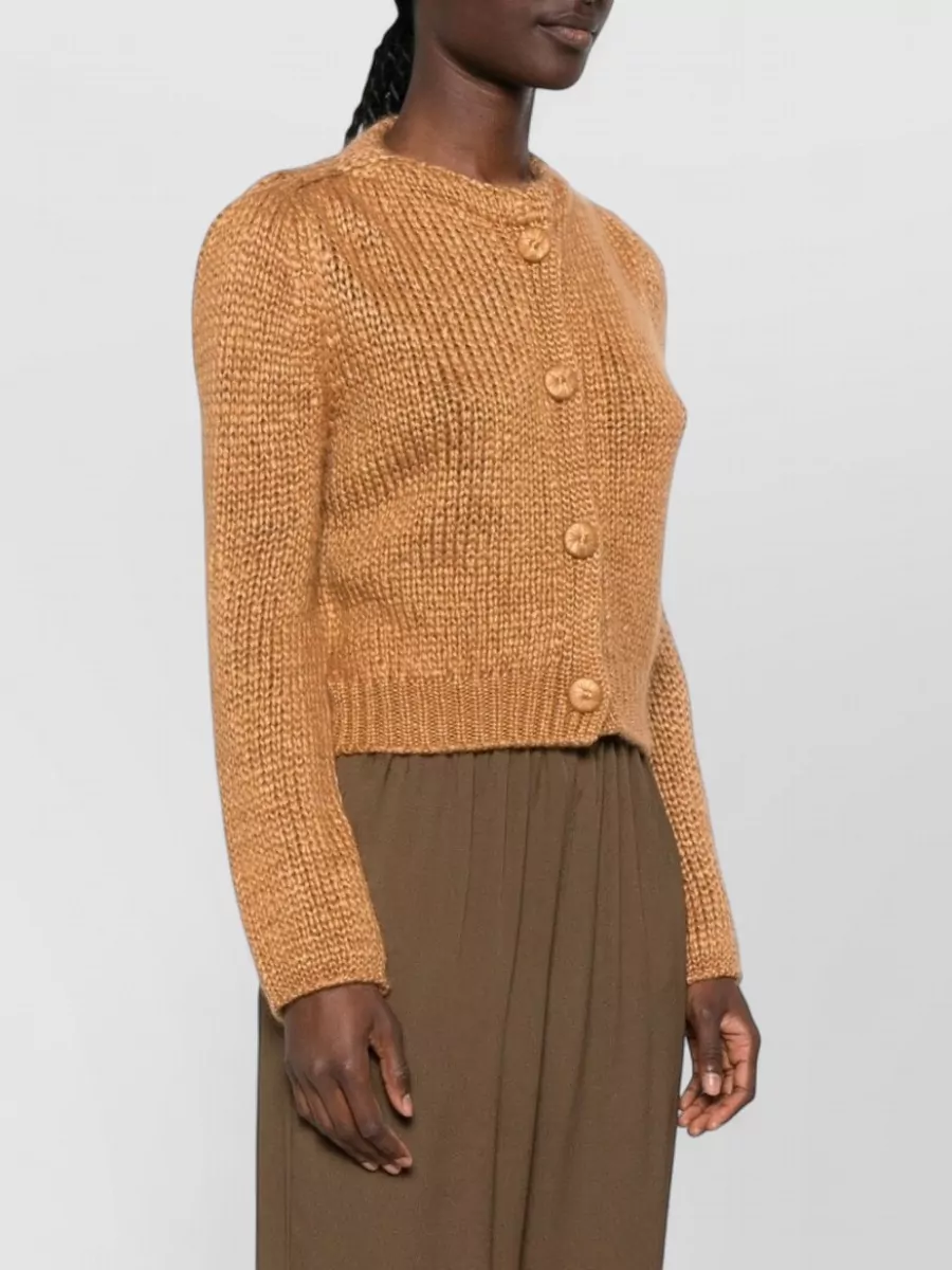 Forte Forte Cashmere Silk Chunky-Knit Cardigan