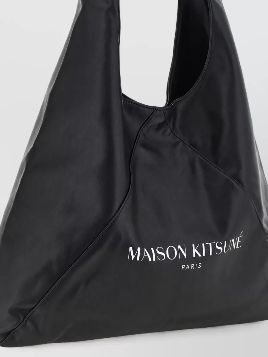 Maison Kitsuné Triangle Shoulder Bag