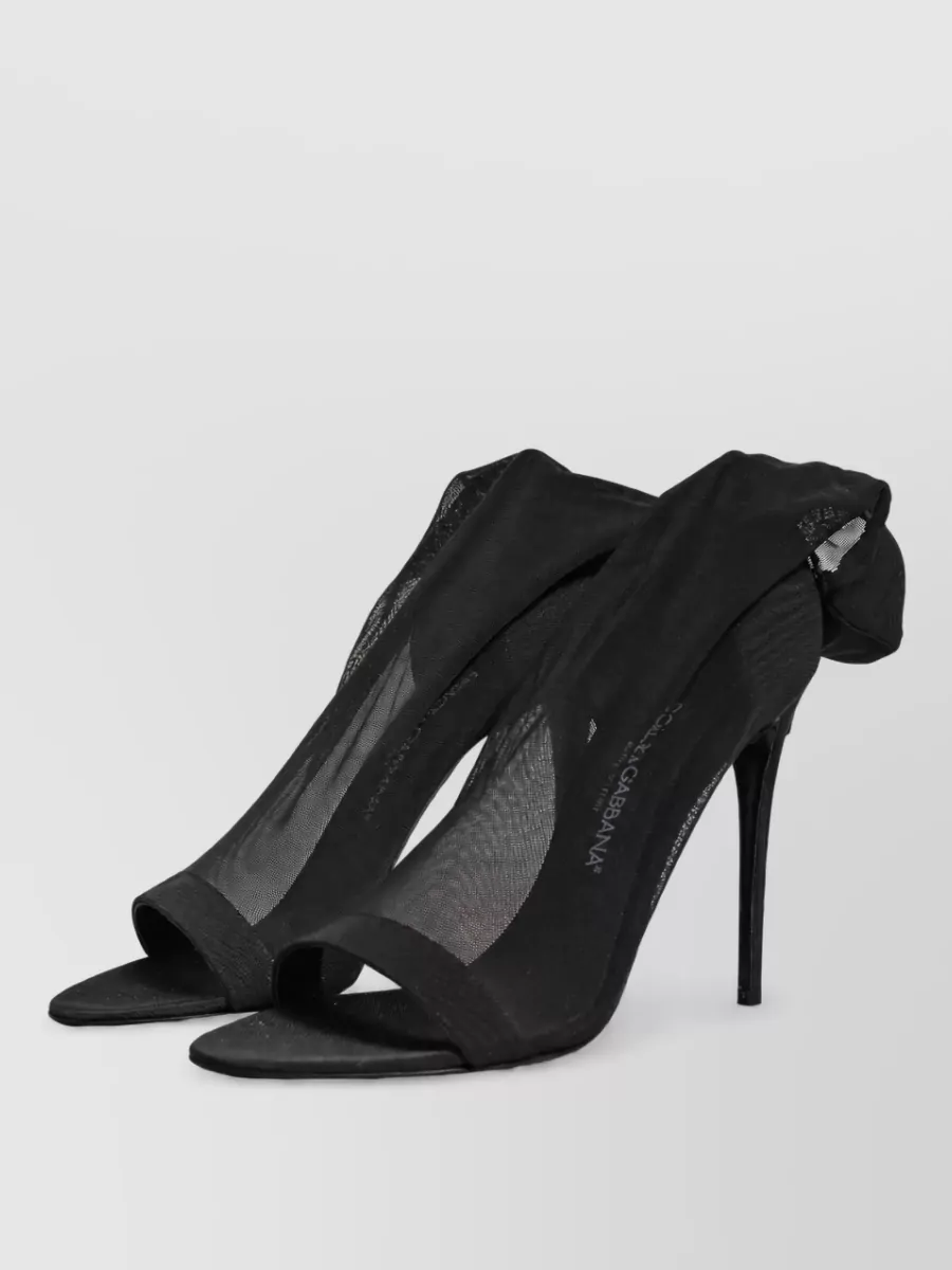 Dolce&Gabbana mesh sock pumps