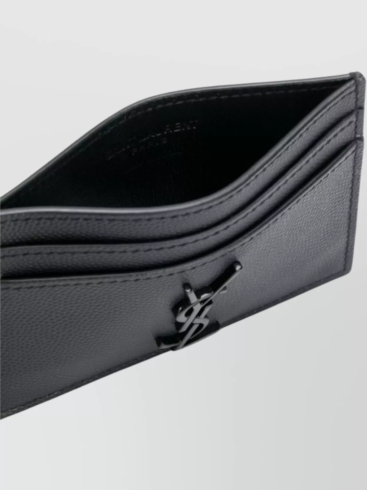 Saint Laurent Textured Finish Card Holder