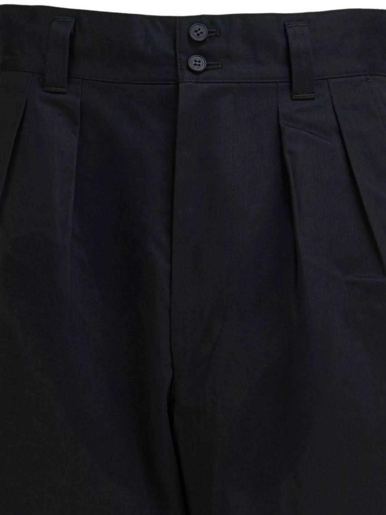 Comme Des Garçons Homme Deux Tailored Trousers With Pleats And Pockets In Black