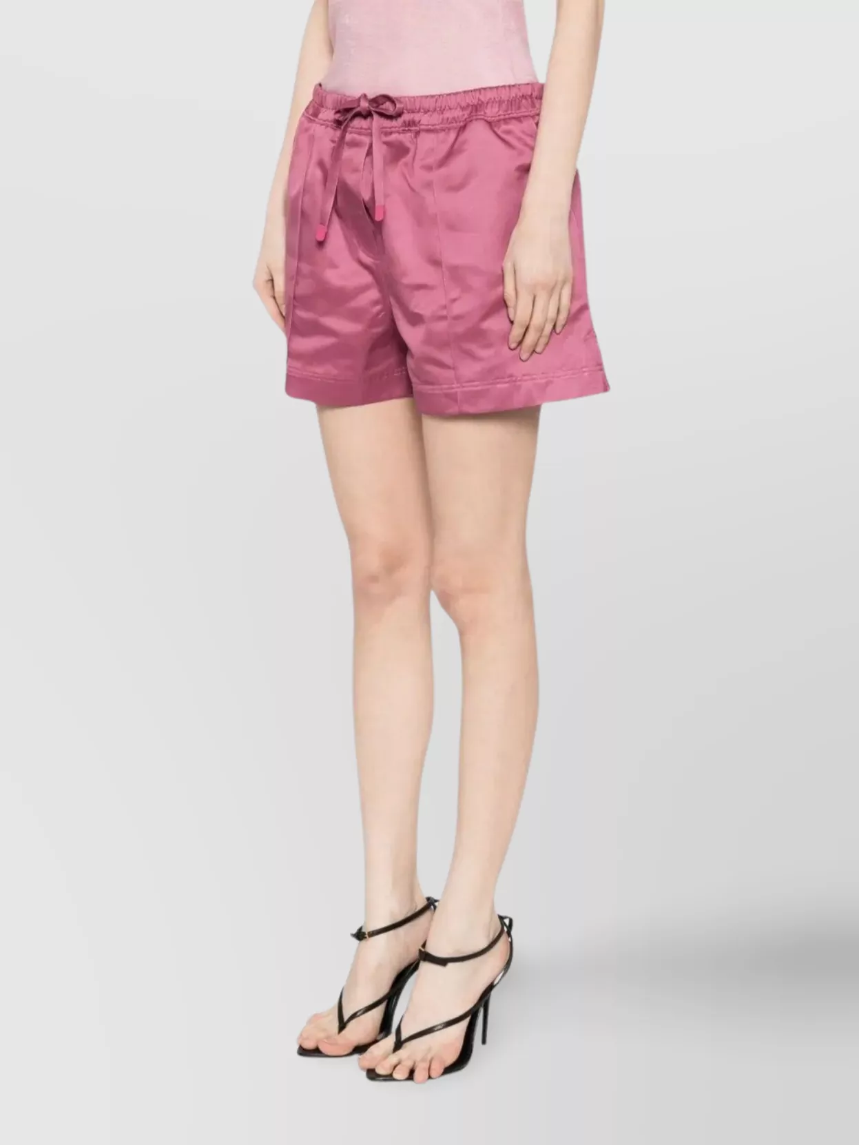 Tom Ford Shiny Rayon Satin Pj Shorts