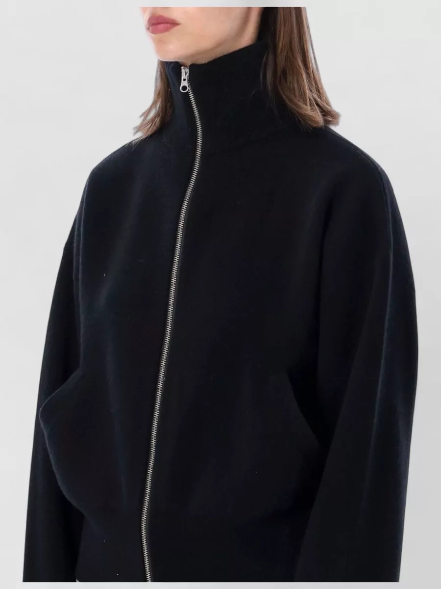 Extreme Cashmere Cashmere Jacquard Cropped Bomber Jacket