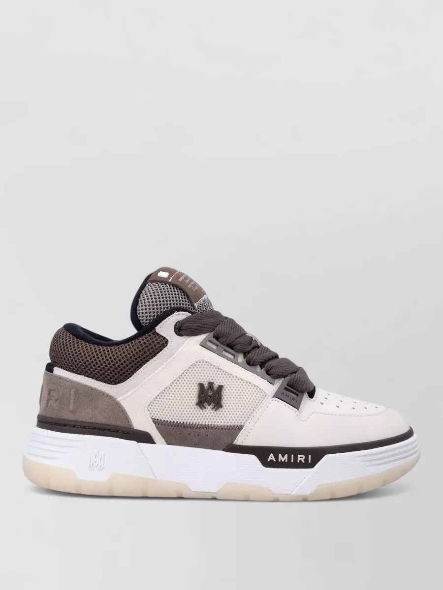 Amiri Sneakers With Contrast Sole And Mesh Panels