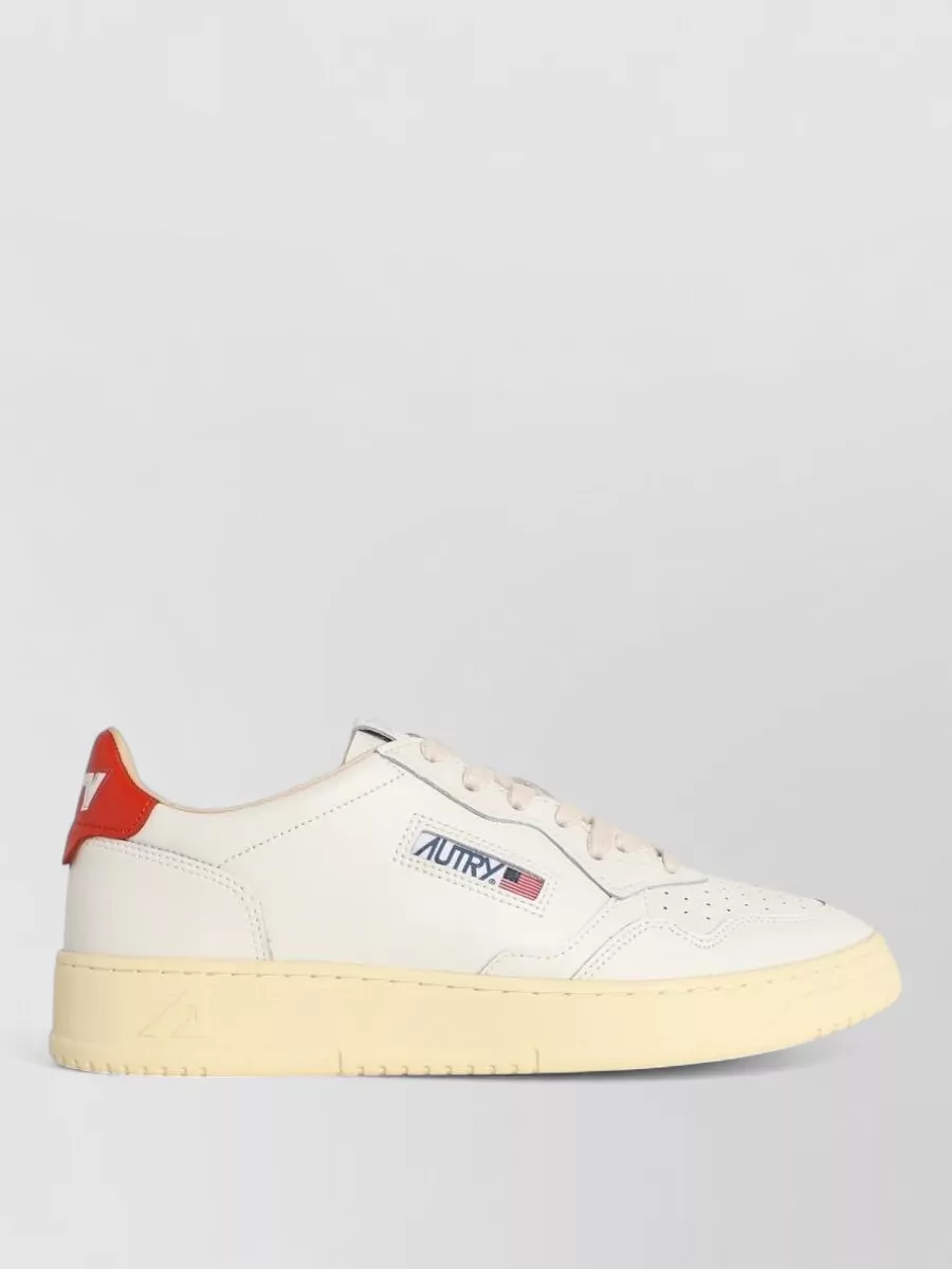Autry Medalist Low Leather Sneakers Rubber Sole
