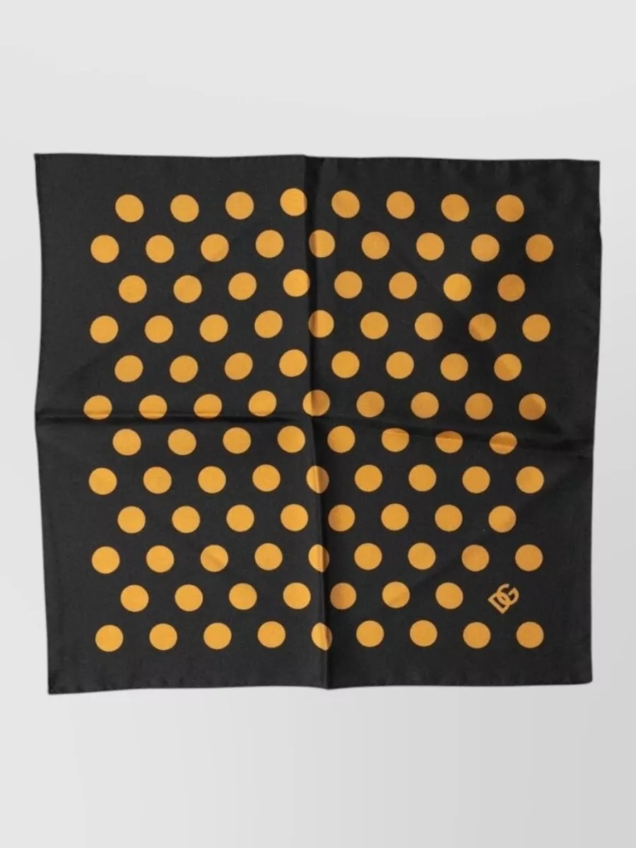 Dolce&Gabbana silk polka dot square scarf