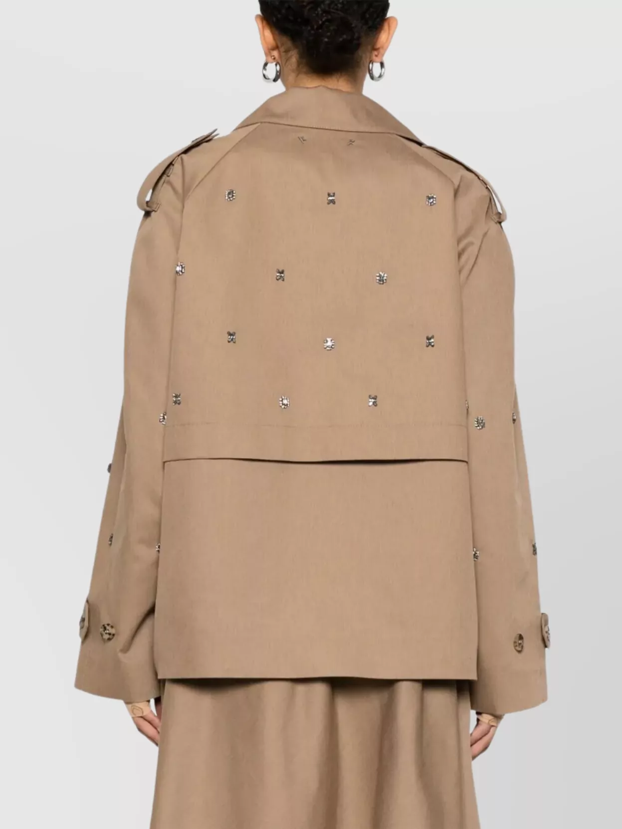 Golden Goose Journey W's Short Trench Coat Cotton Gabardine
