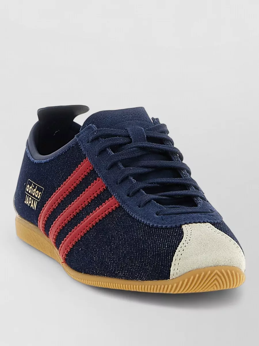 Adidas Originals denim low-top lace-up sneakers