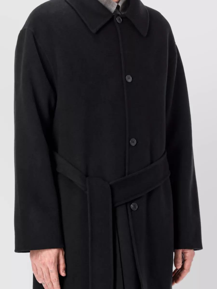 Berner Kühl Cashmere Single Breasted Belted Coat
