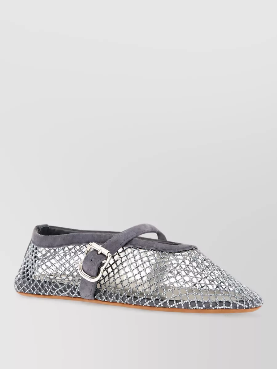 Alaïa leather ballerina shoes