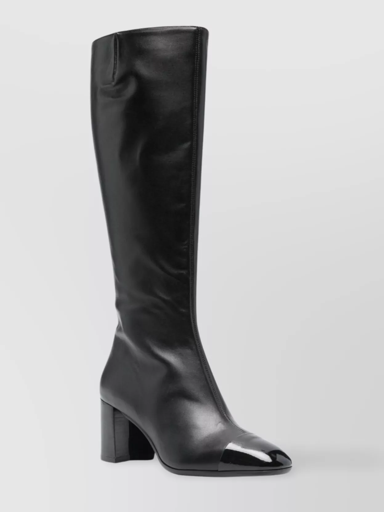 Carel Paris Knee-high Block Heel Leather Boots