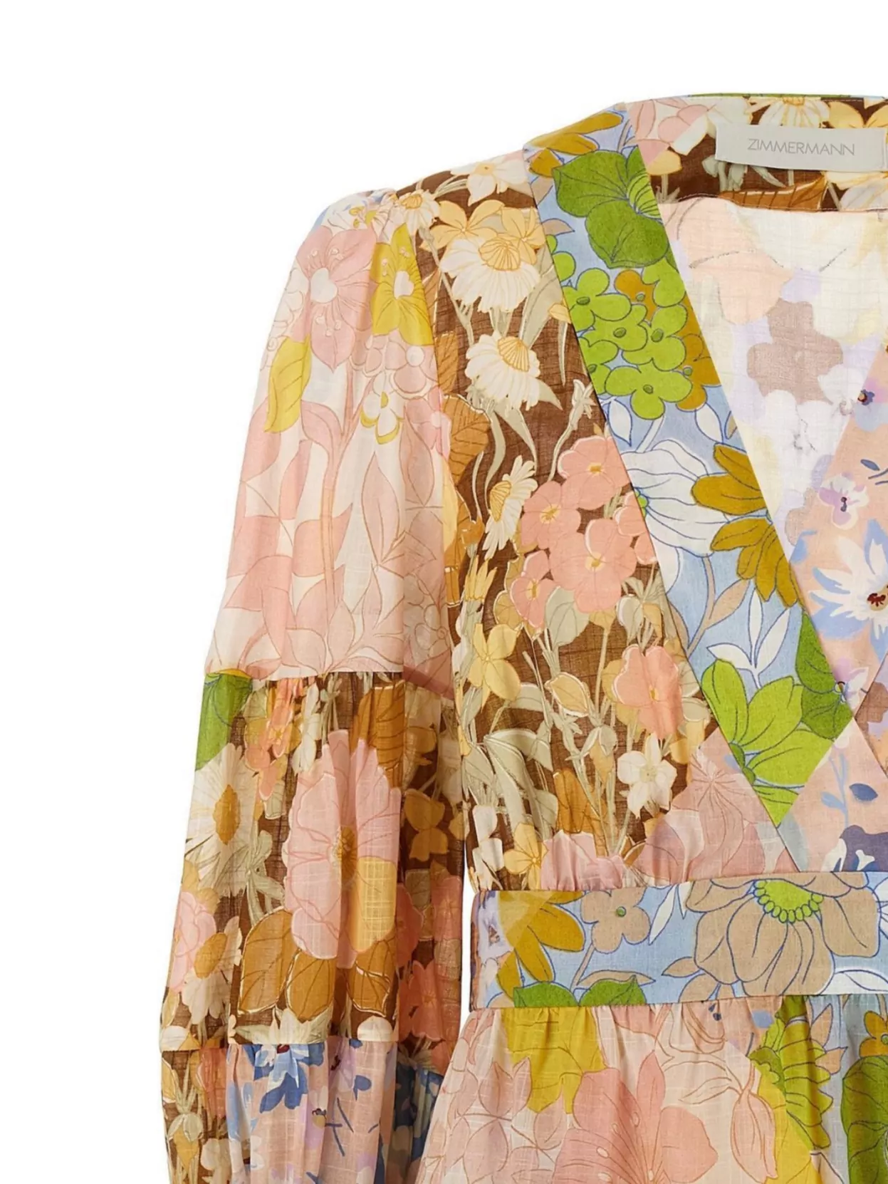 Zimmermann Pop Wrap Mini Dress