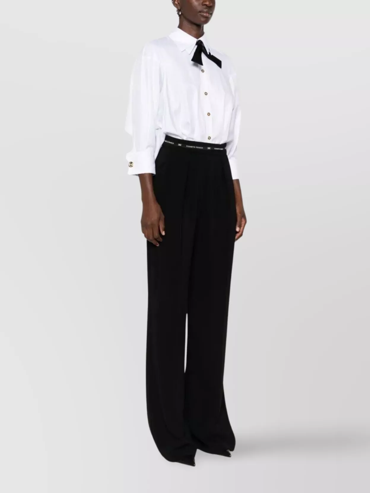 Elisabetta Franchi Lightweight Crêpe And Poplin Jumpsuit