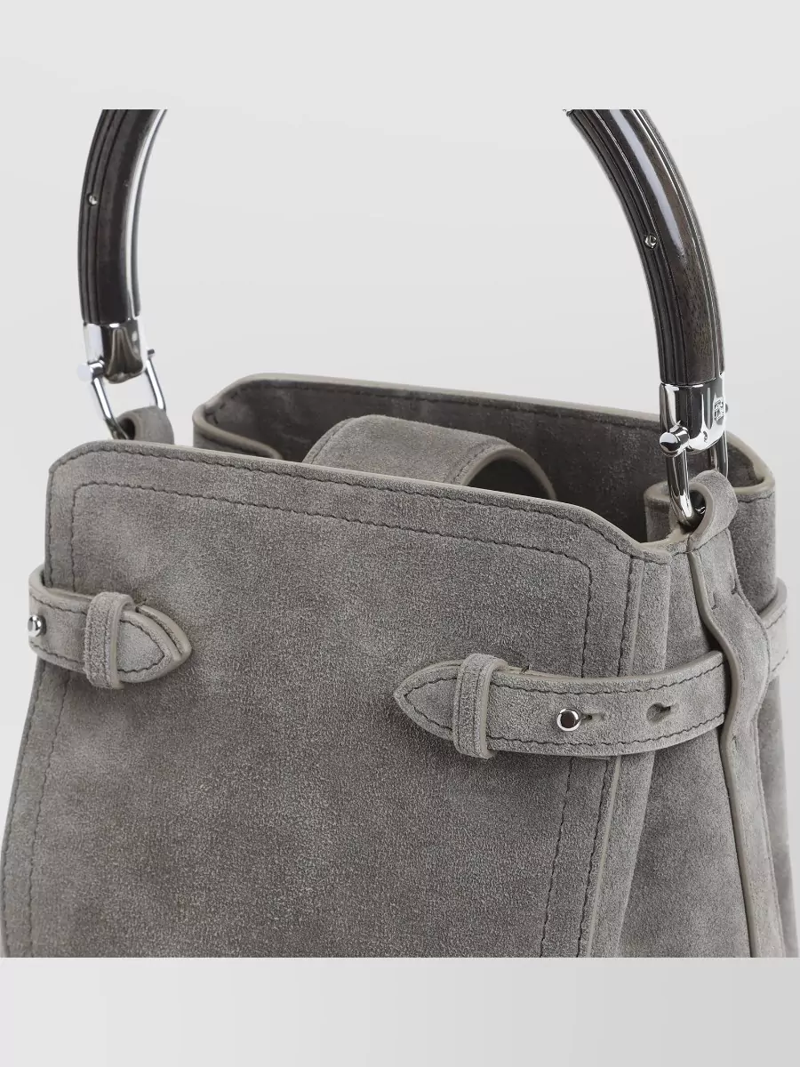 Ralph Lauren Collection Suede Mini Bucket Bag