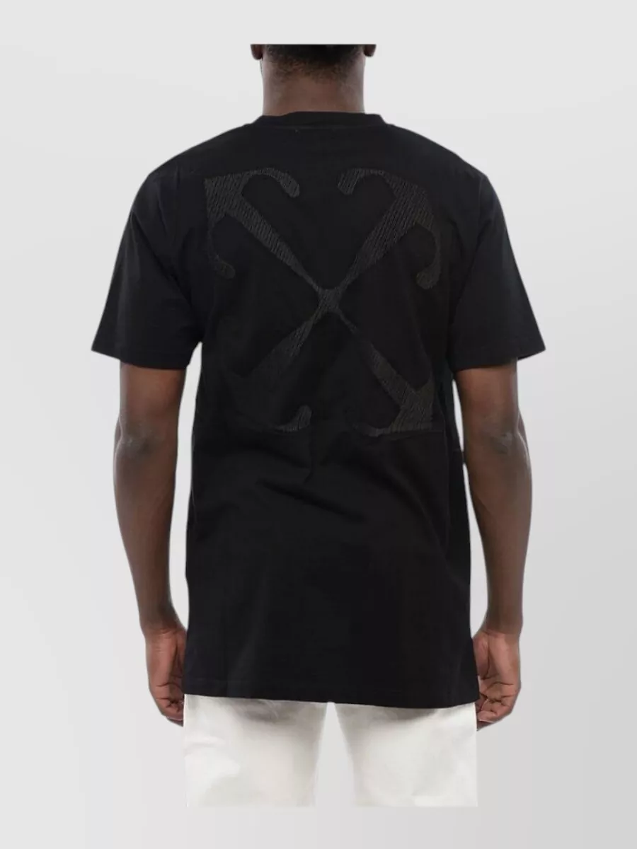 Off-White Cotton Crew-Neck T-Shirt