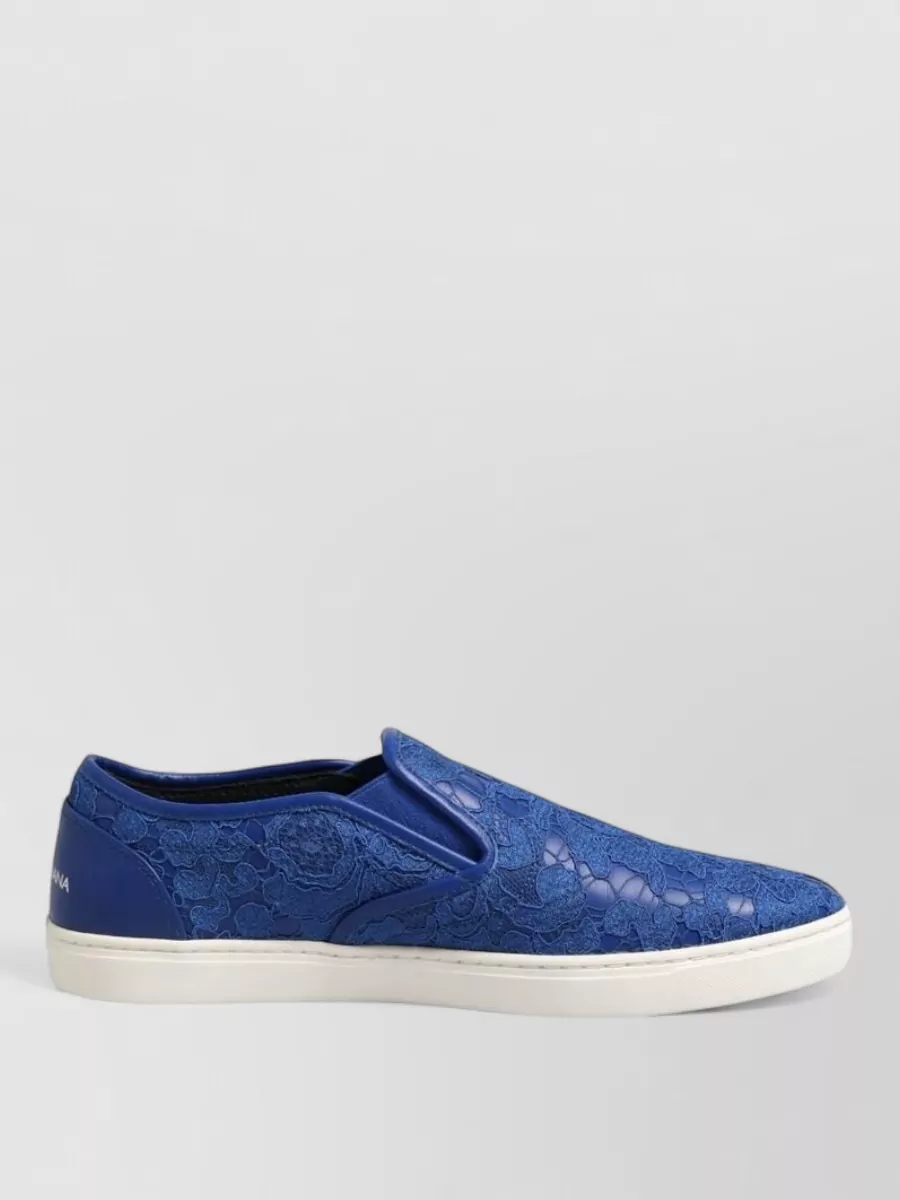 Dolce&Gabbana Leather Slip-On Sneakers