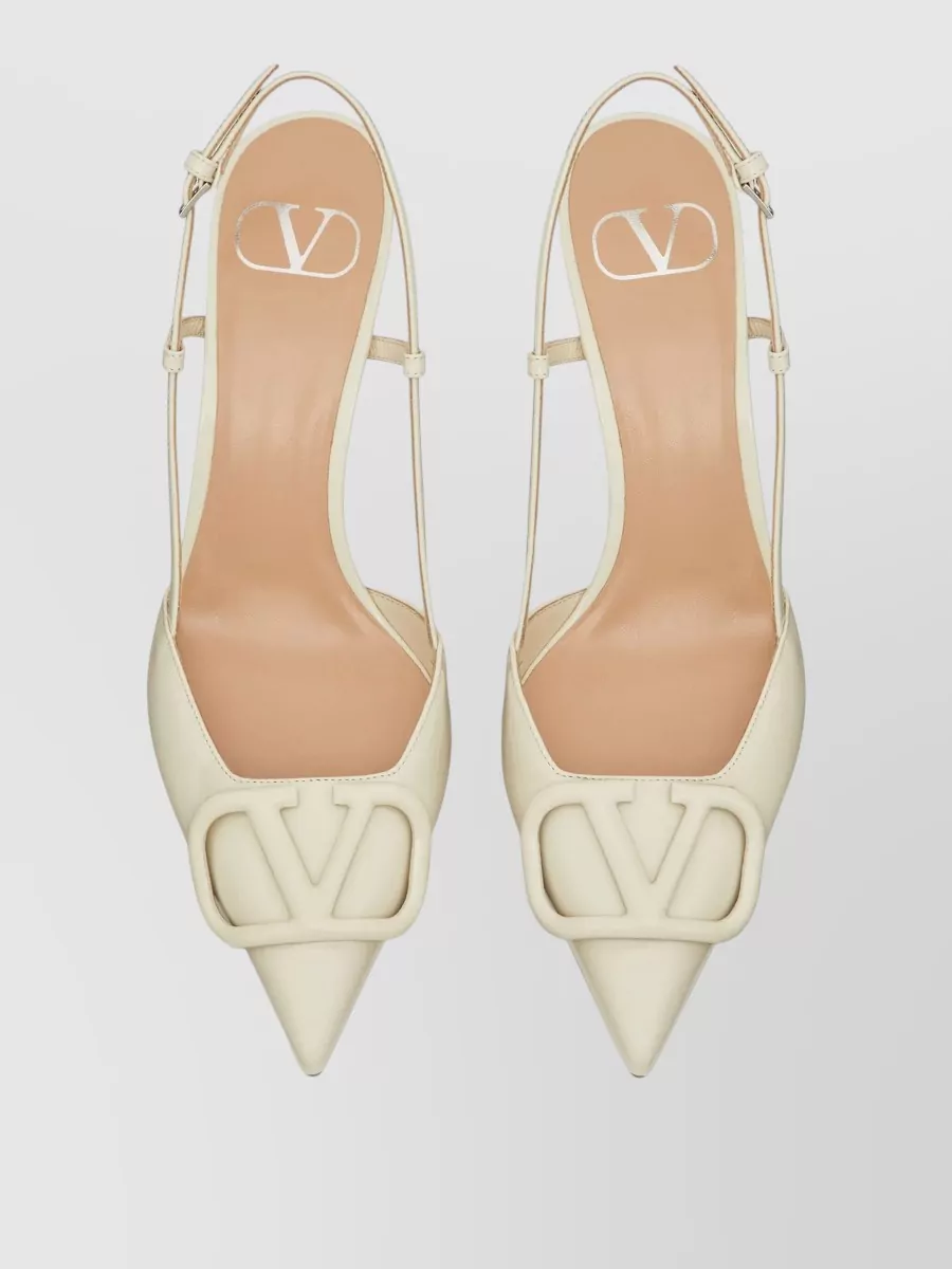 Valentino Patent Leather Slingback Pumps