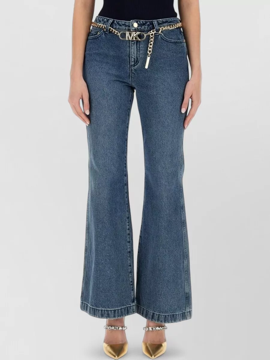 Michael Kors Denim Flared Jeans