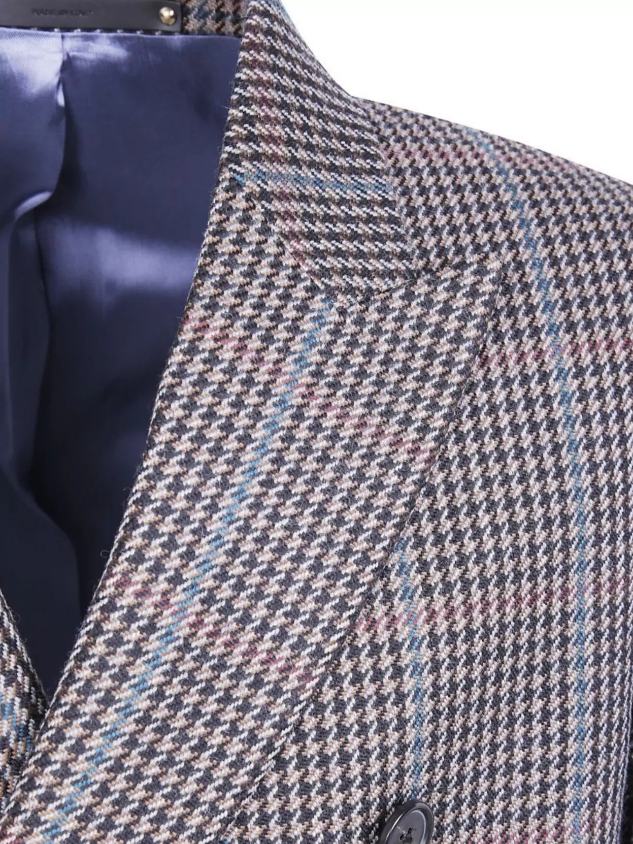 Paul Smith Men's Long Sleeve Double Breasted Overcoat In Purple