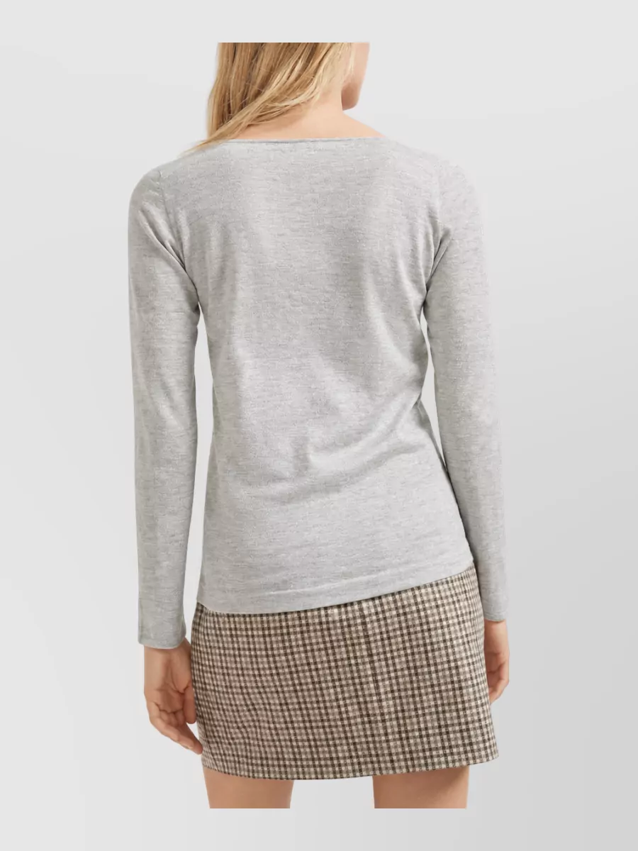 Brunello Cucinelli Cashmere Silk Fine-Knit Pullover