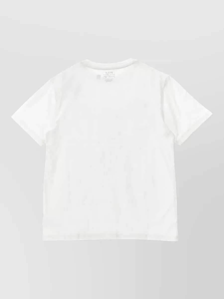 Polo Ralph Lauren Ribbed Cotton Crew Neck Short Sleeve T-Shirt