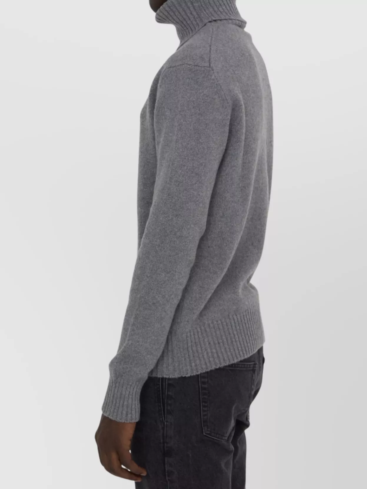 Ami Paris Heart Friend Turtleneck Sweater In Cashmere Blend