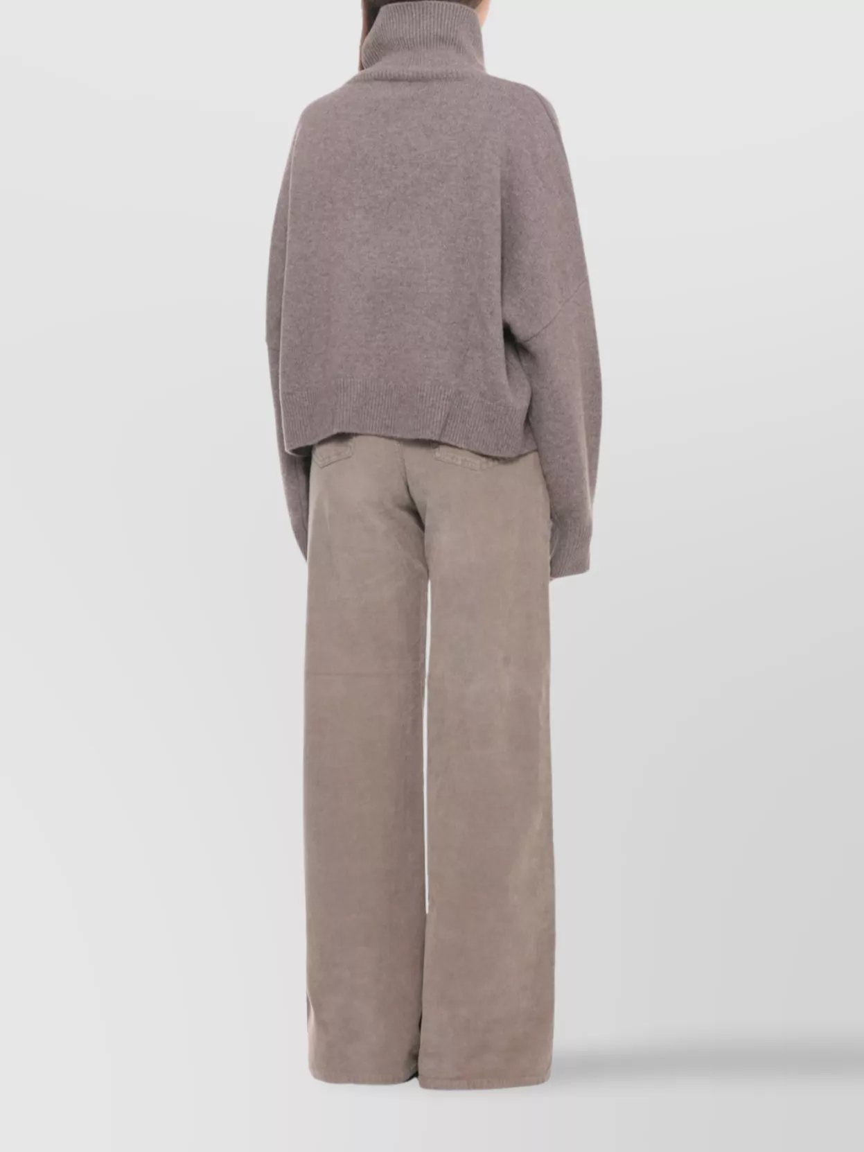 Loulou Studio Wool Cashmere Ribbed Turtleneck Jumper