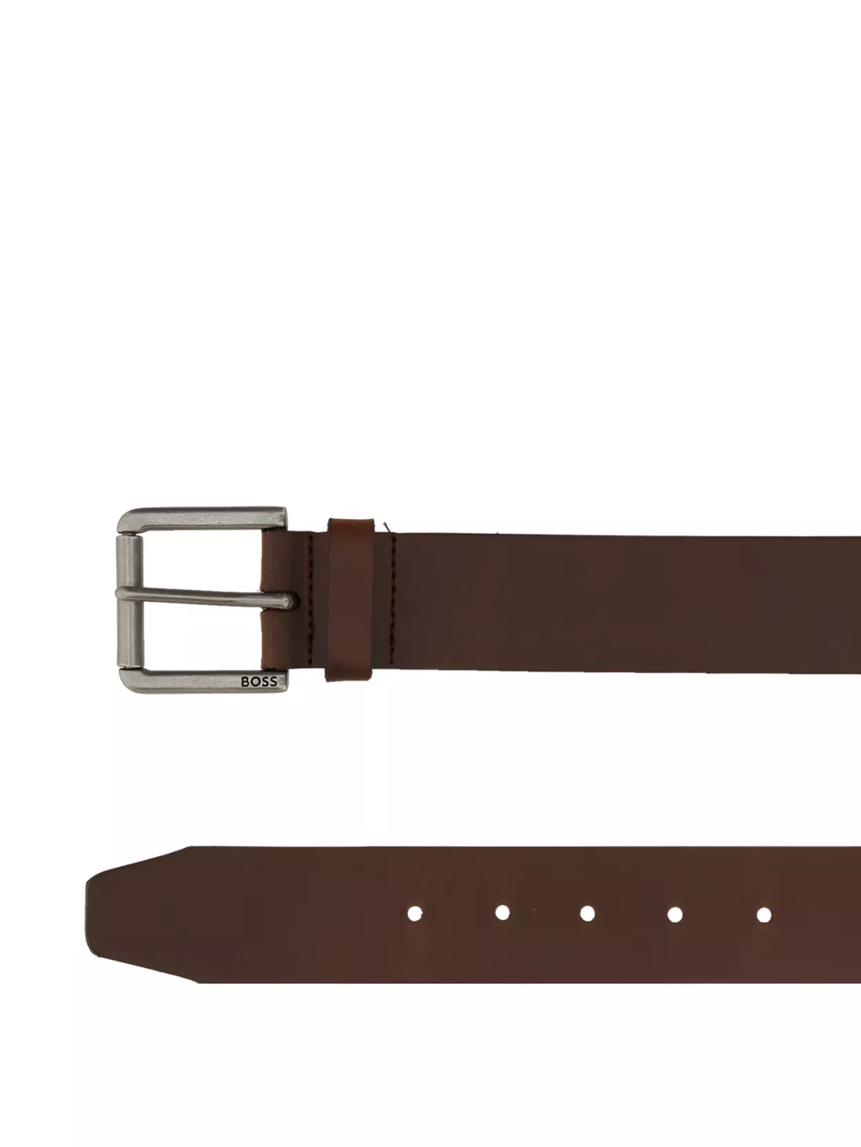 Boss Adjustable Metal Buckle Rectangular Smooth Belt