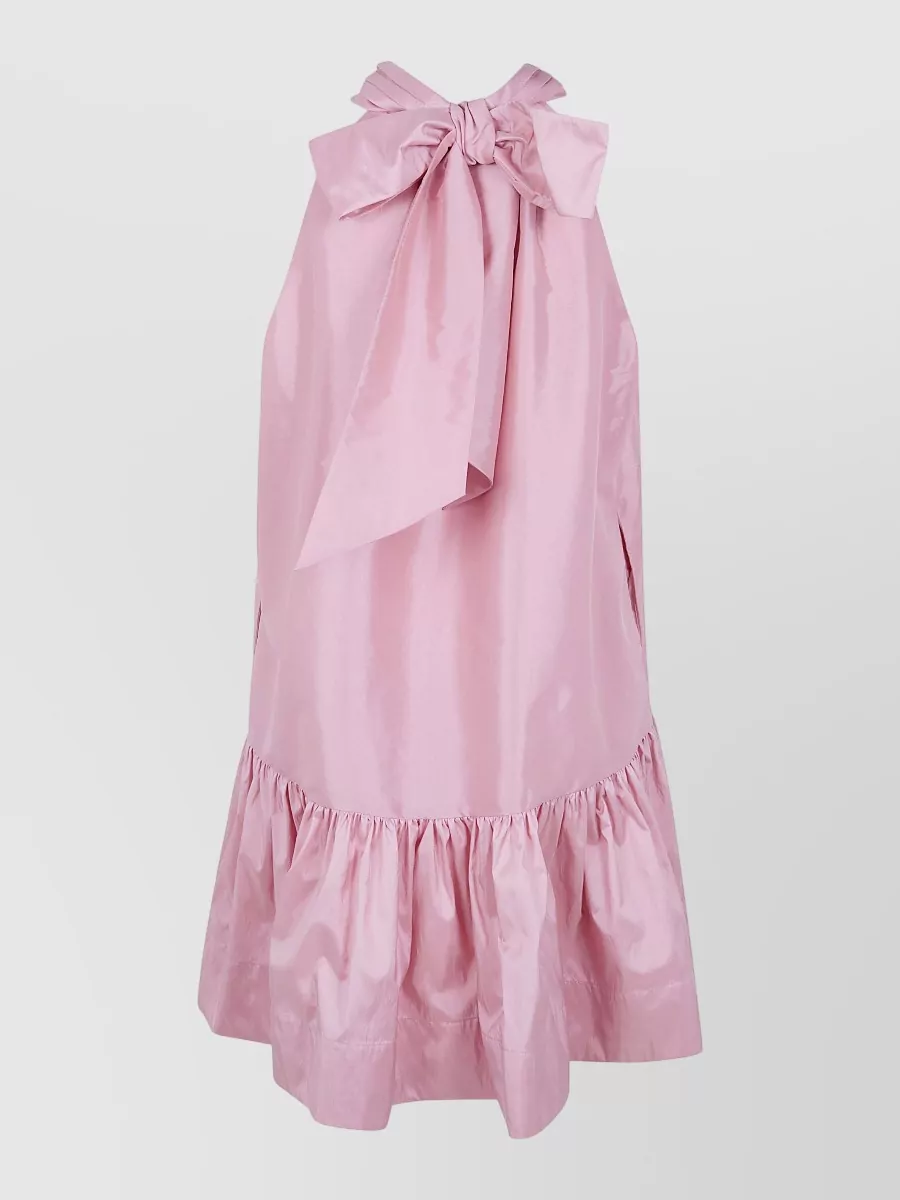 Simkhai Bow Tie Mini Dress