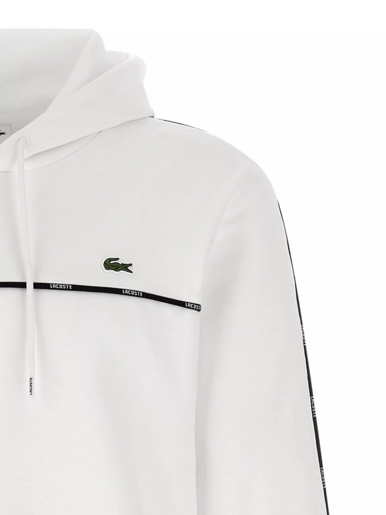 Lacoste Trimmed Hoodie Contrast Piping