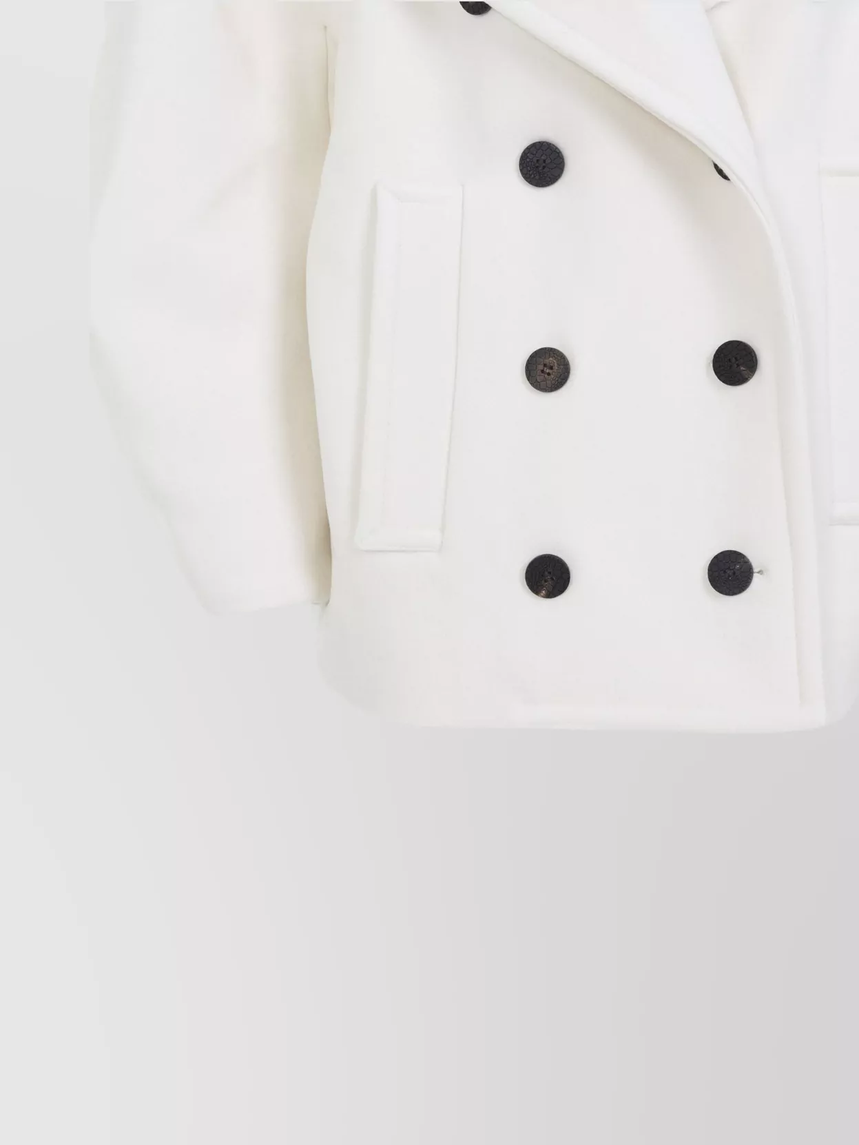 Jacquemus Double Breasted Coat Wide Lapels