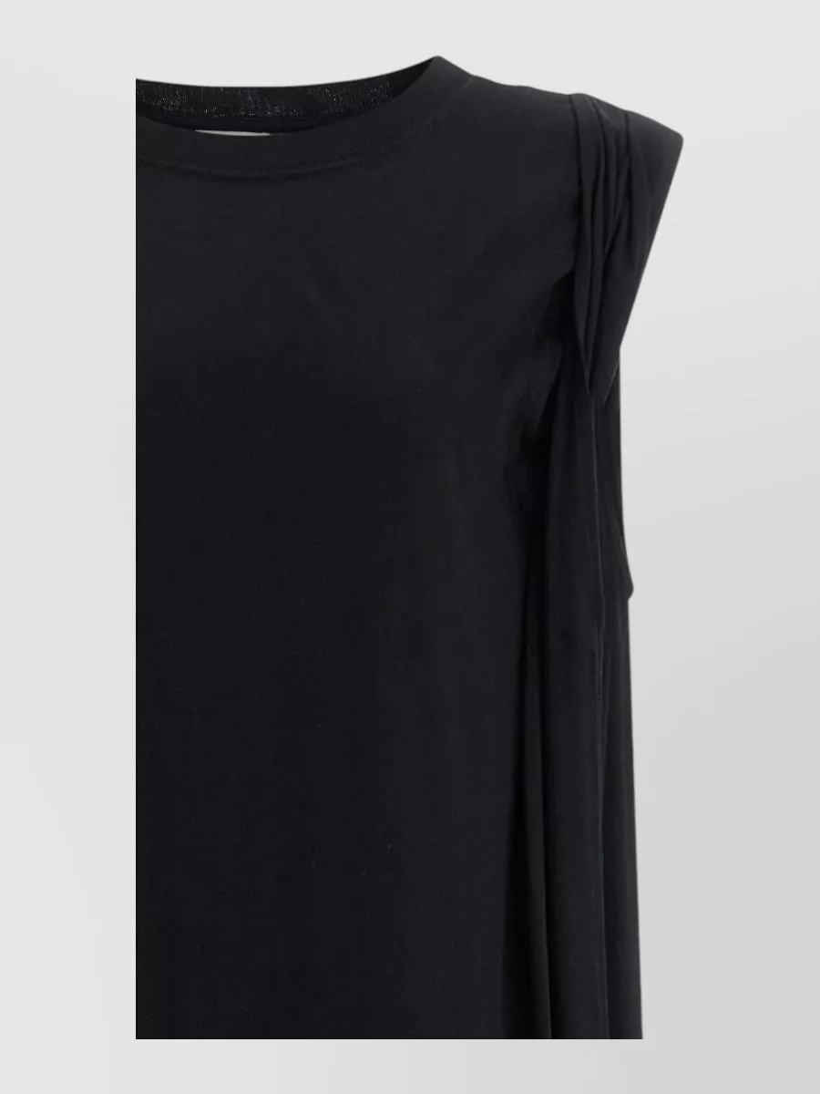 Dries Van Noten Cotton Sleeveless Crew-Neck Knee-Length Dress