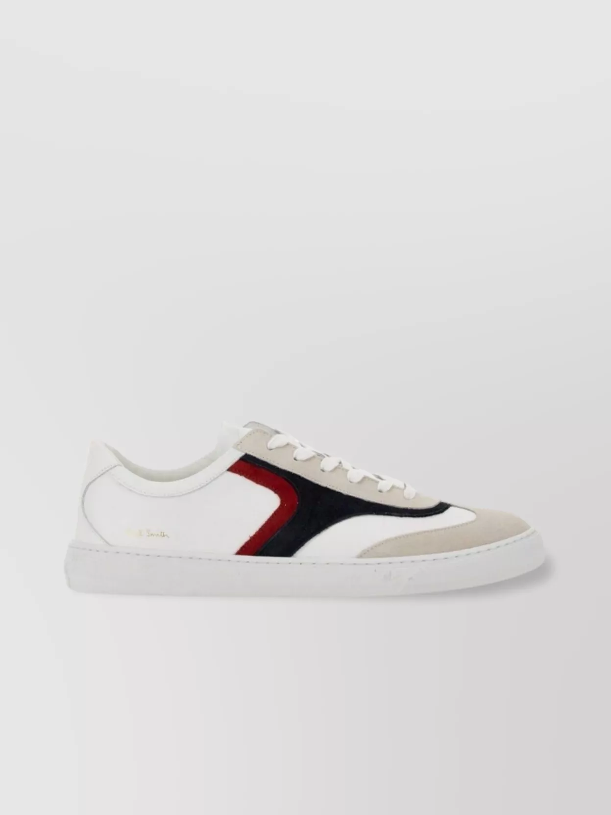 Paul Smith Logo Embossed Sneaker Featuring Contrasting Panels