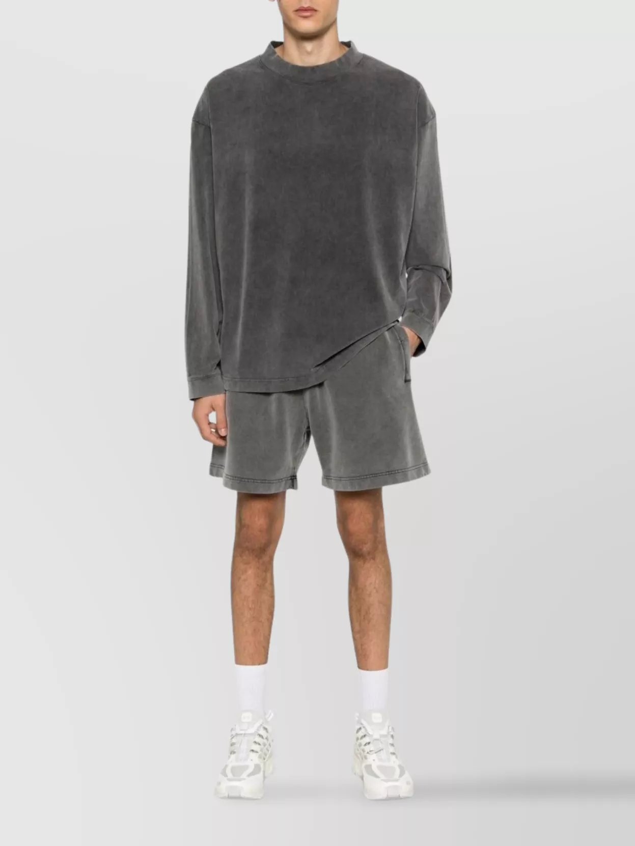 Acne Studios Crew Neck Drop Shoulder Unisex Top