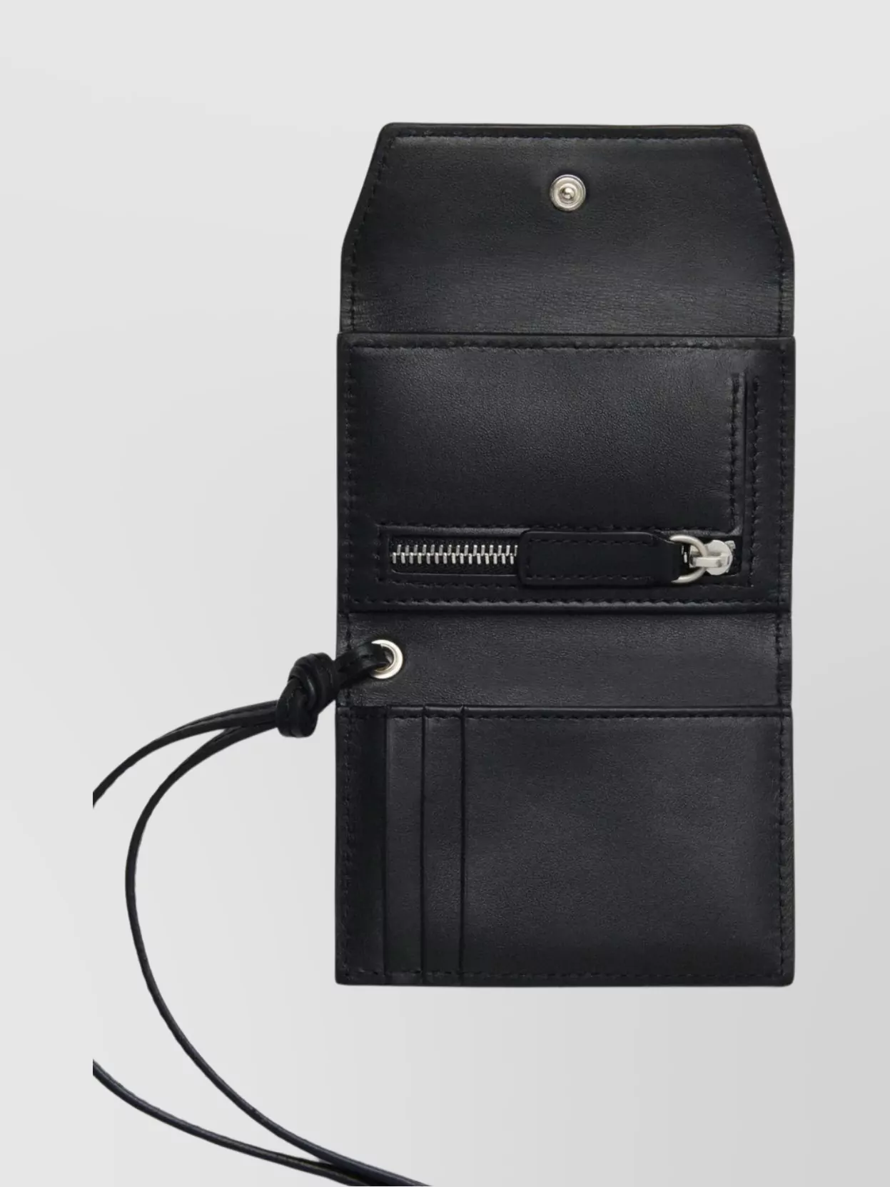 Jacquemus Logo Embossed Leather Card Holder