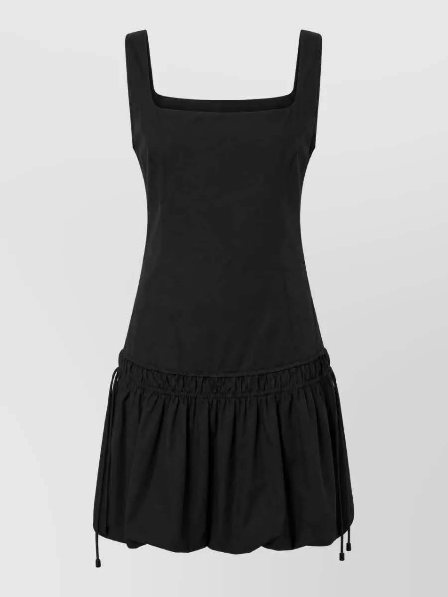 Pinko Cotton ruffled mini dress