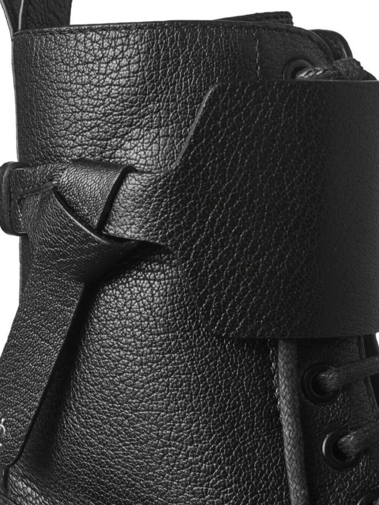 Jimmy Choo Rosabel Leather Lace-Up Combat Boots
