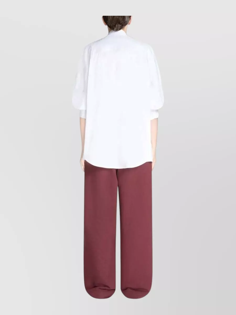 Dries Van Noten Embroidered Oversized Cotton Shirt