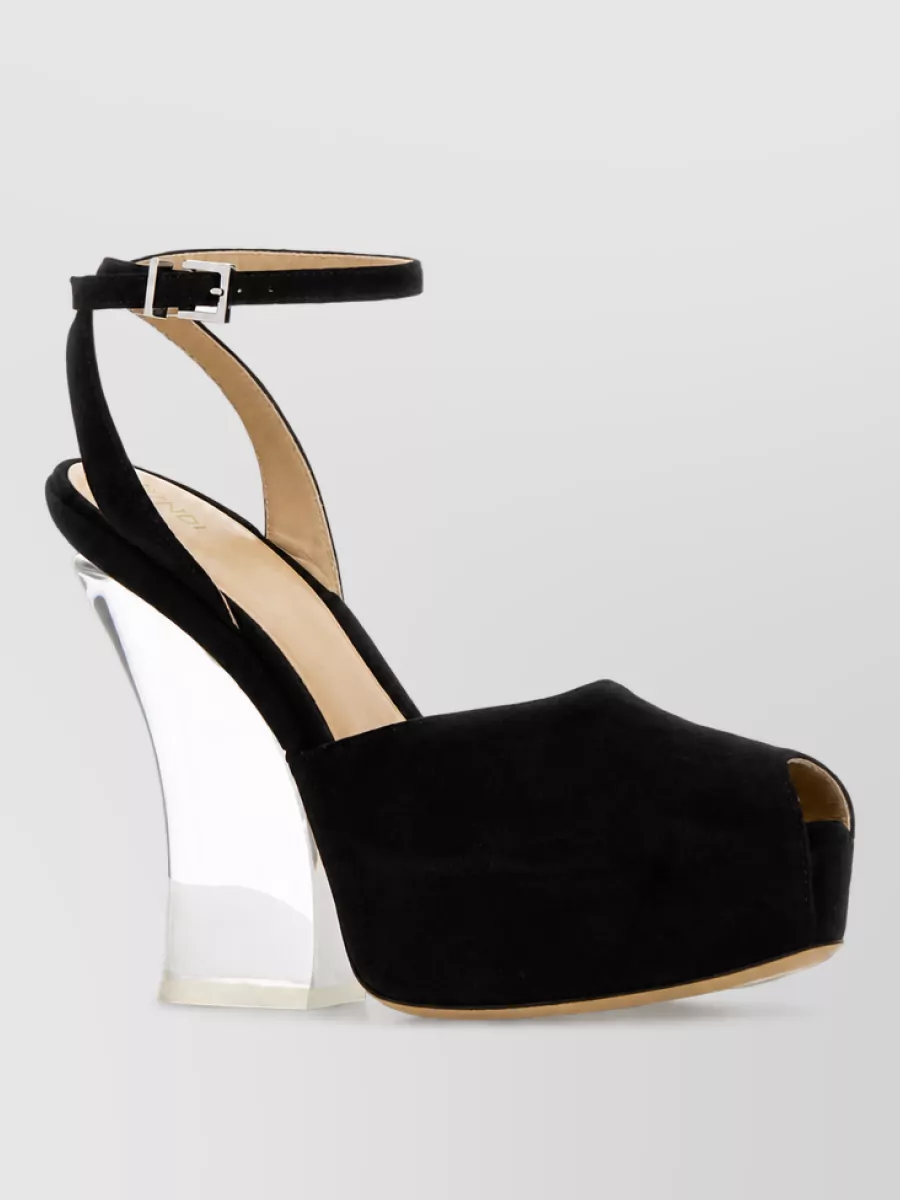 Fendi suede sandals