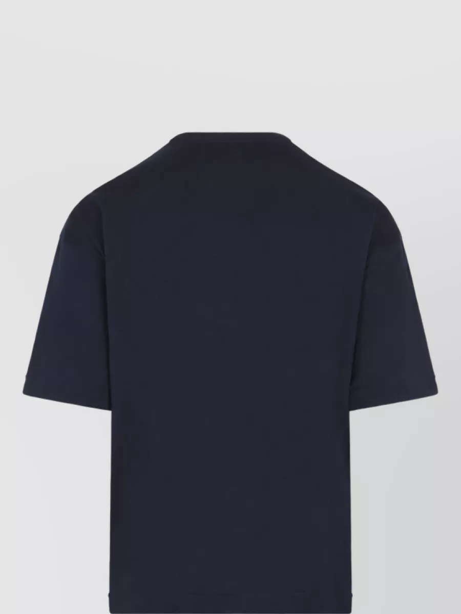 Kiton Cotton Crew-Neck Short-Sleeve T-Shirt