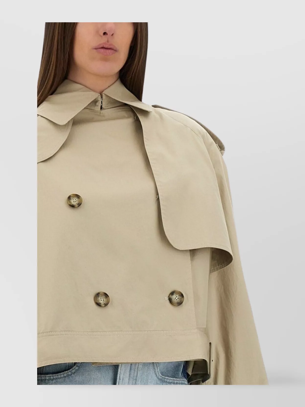 Stella Mccartney Short Trench Coat Belt