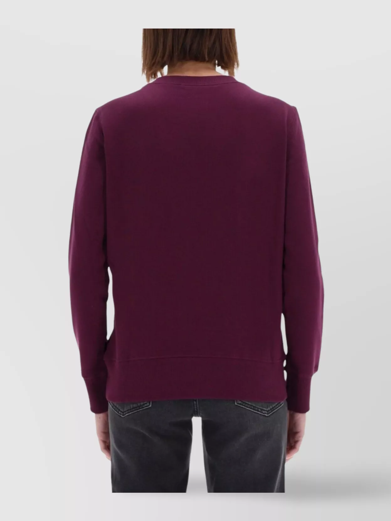 Versace Jeans Couture Ribbed Cuff Long Sleeve Crew Neck Knitwear