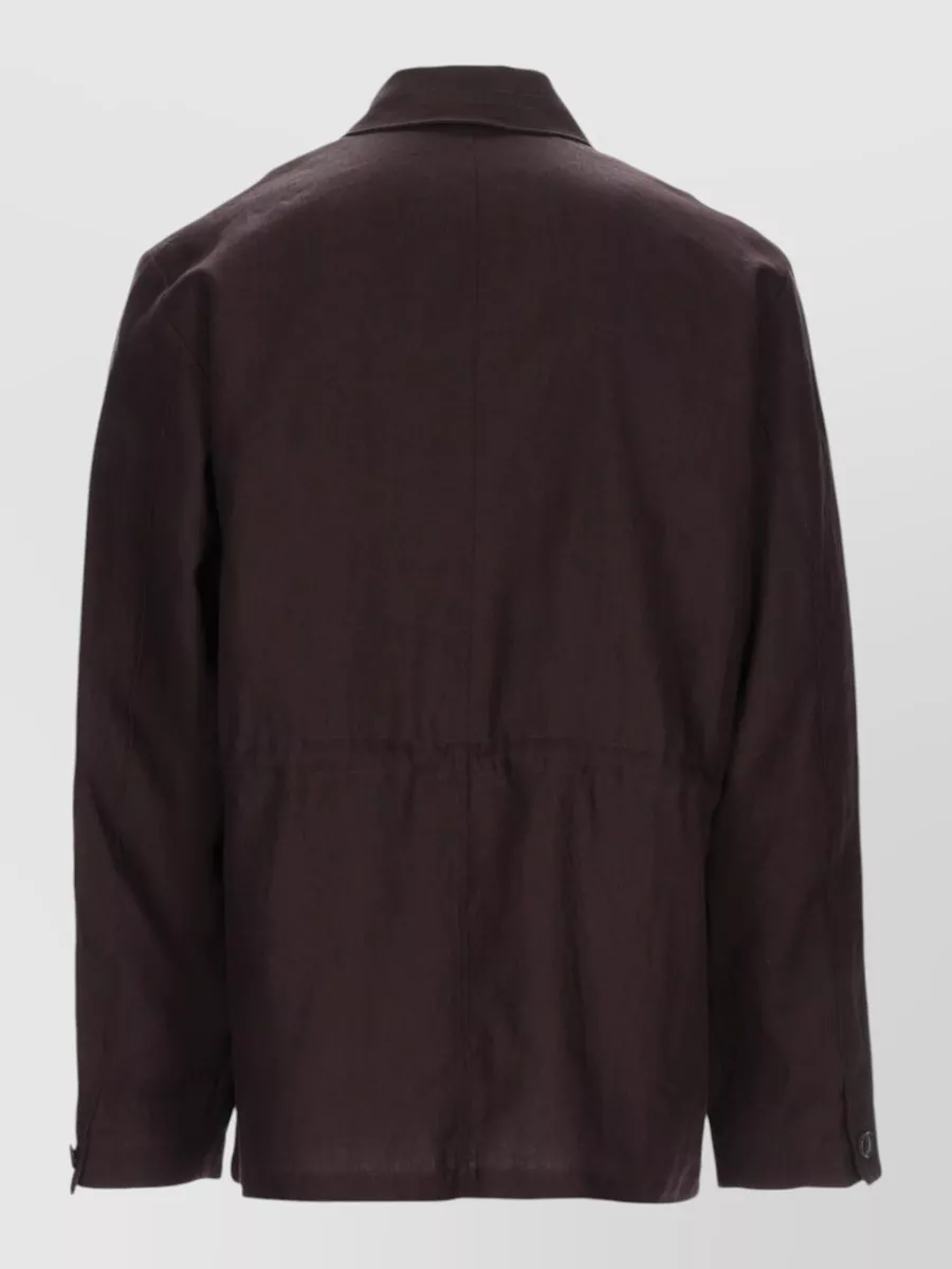 Paul Smith Linen Single-Breasted Coat