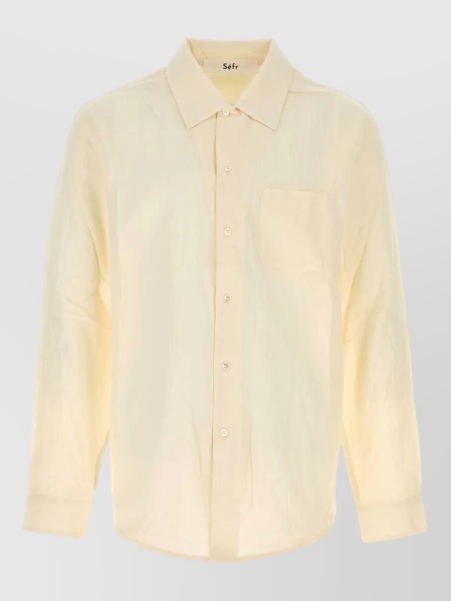 Séfr cotton voile shirt