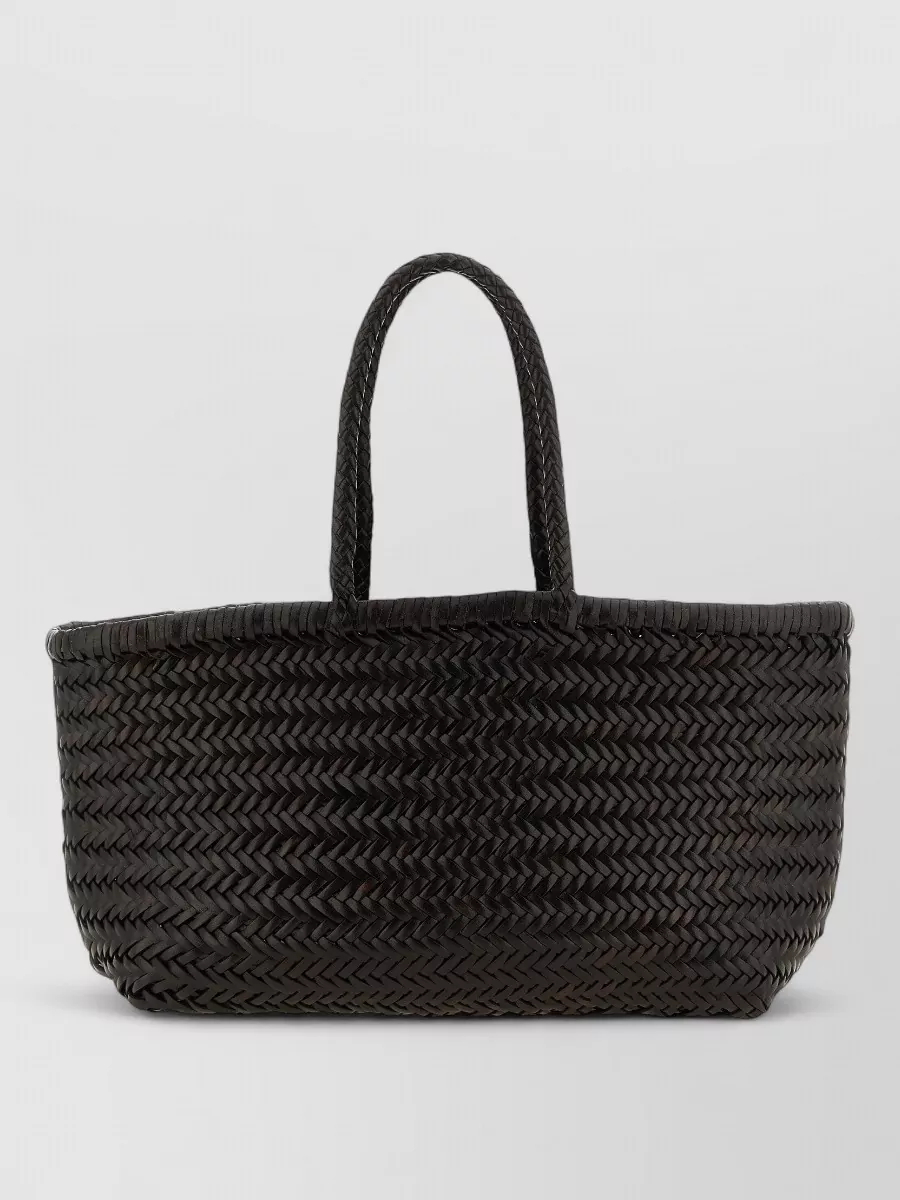 Dragon Diffusion bamboo triple jump big leather shoulder bag