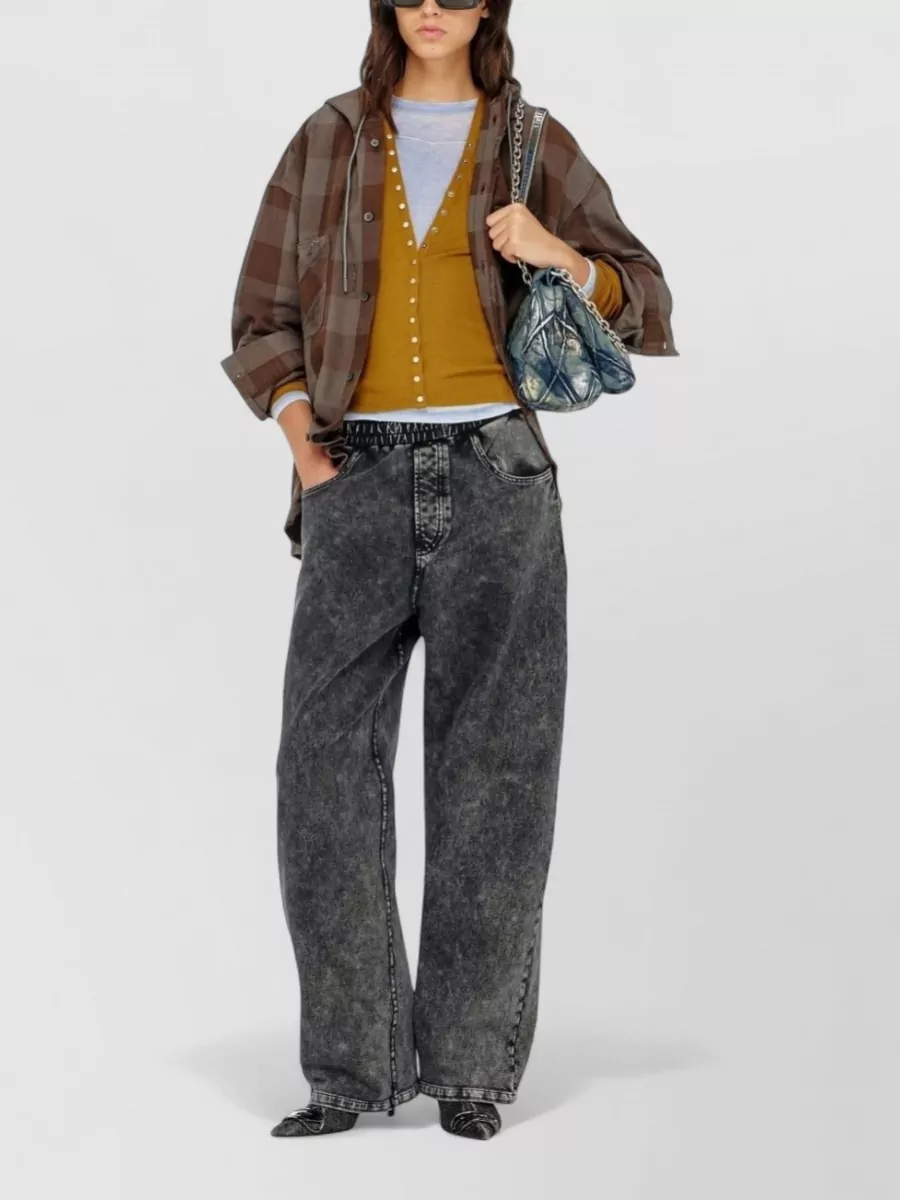 Diesel Wide-Leg Denim Jeans