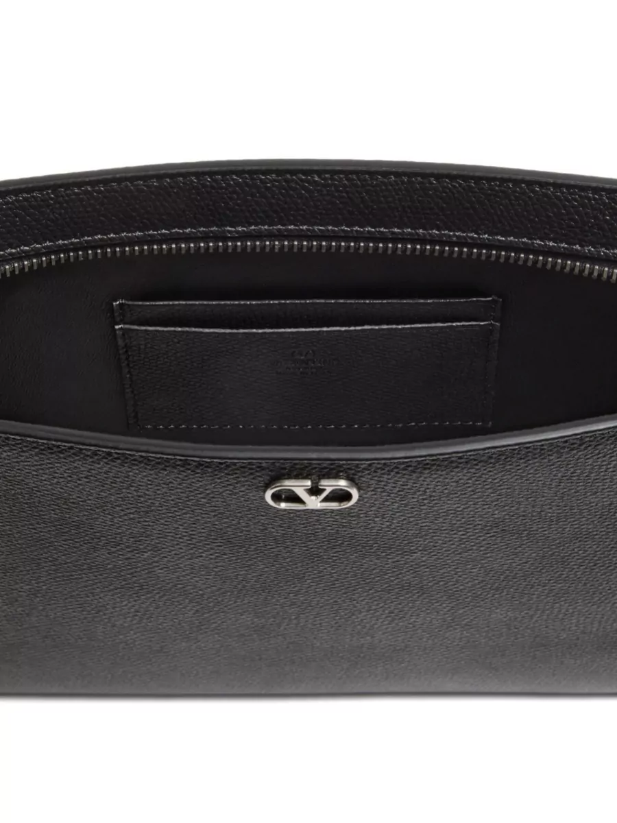 Valentino Leather Clutch Bag