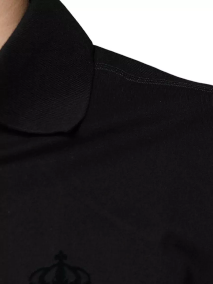 Dolce&Gabbana Logo-Print Cotton Crew-Neck T-Shirt