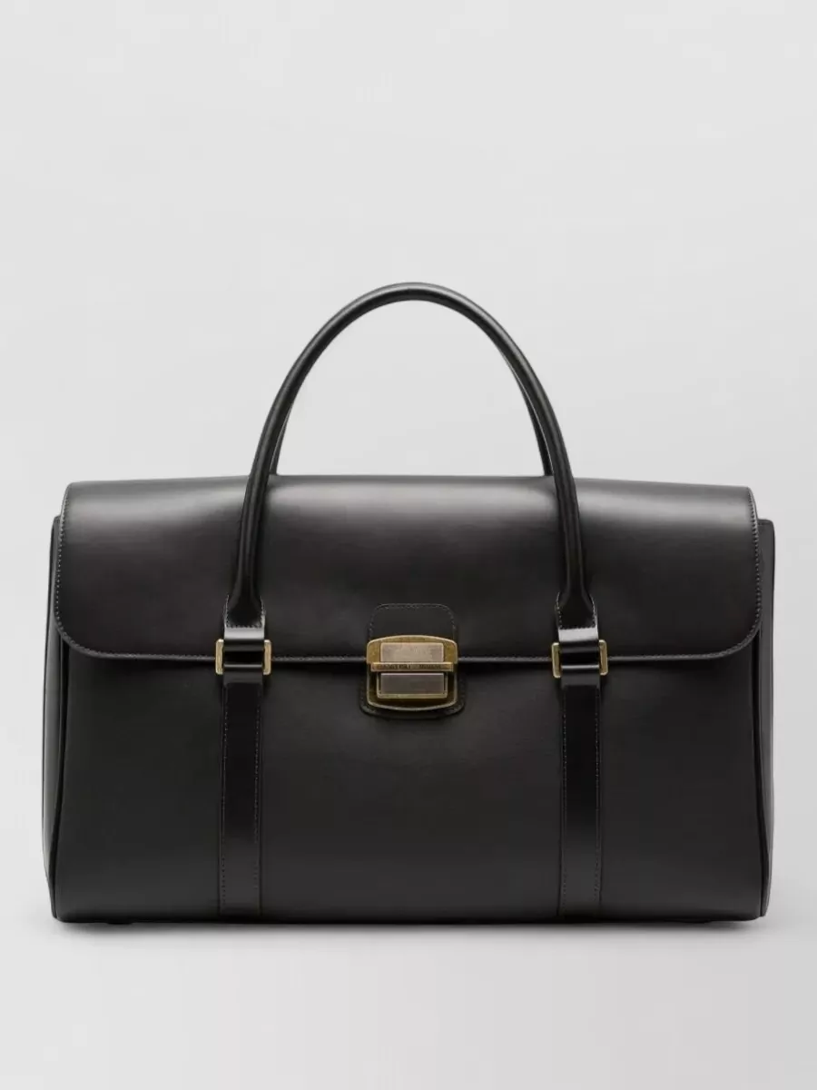 Emporio Armani leather briefcase
