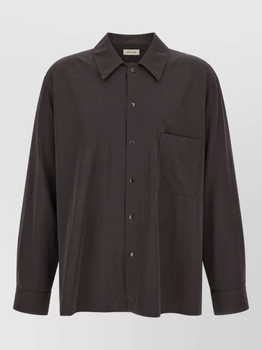 Lemaire Wool gabardine overshirt